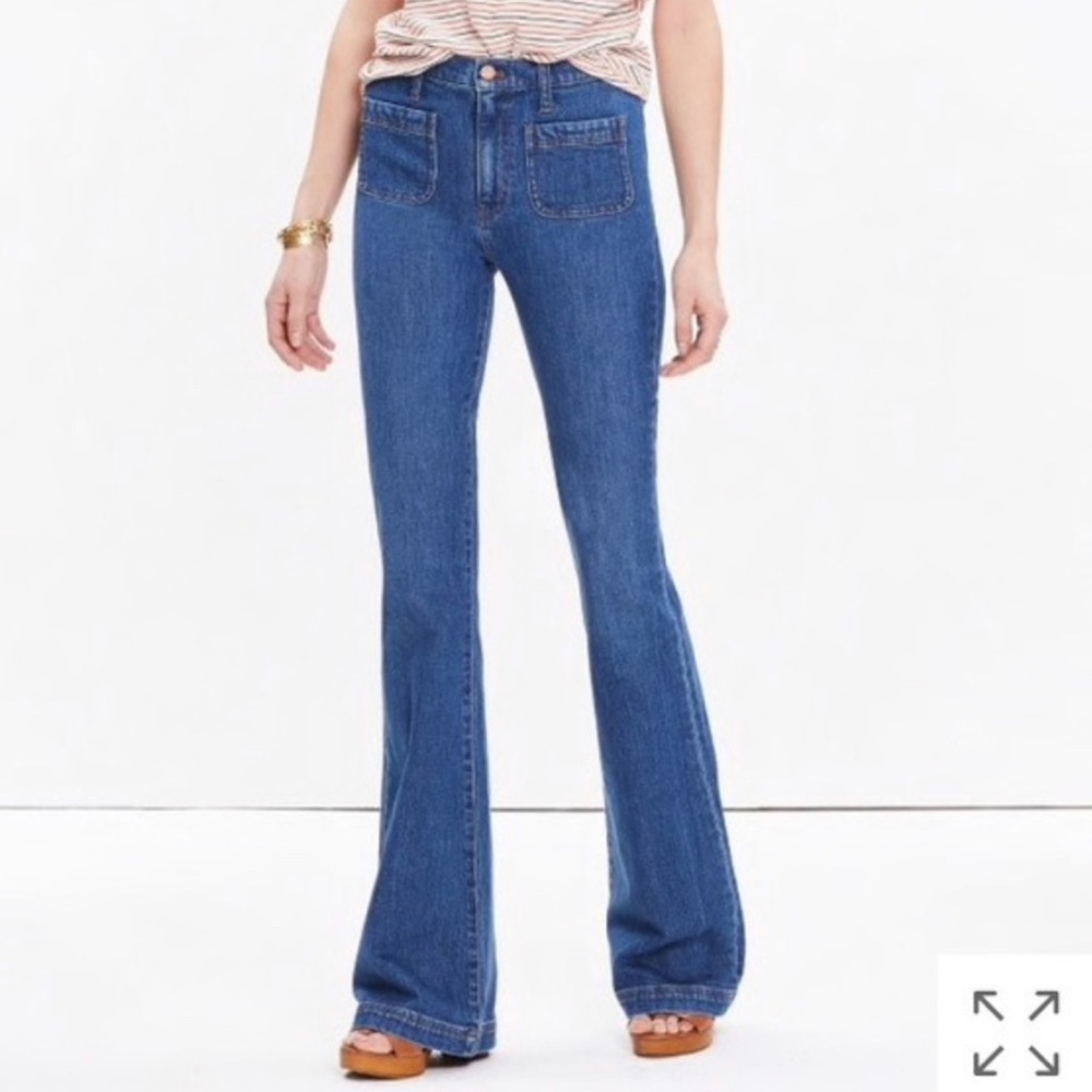 Madewell Flea Market Flares - Sailor Edition